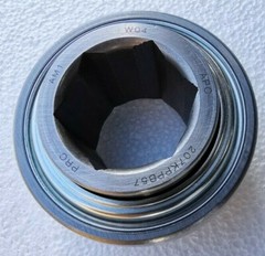 Premium 207KPPB57 Bearing 1-1/4″ Hex ID Triple-Lip Seals,for Progressive# 213025