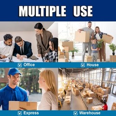 Heavy Duty Packing Tape 2.7mil x 1.88″ x 60 Yards, 6 Rolls,Industrial 3″ Core…
