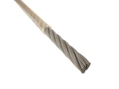 Vinyl Coated Cable 1/8″ to 3/16″ x 250 FT Bulk 7×7 1,700 lbs Capacity Guide Wire