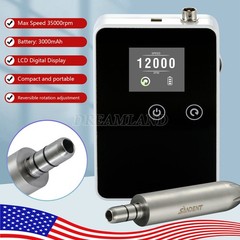 Dental Brushless Electric Polisher Micro Motor / Straight Handpiece Contra Angle