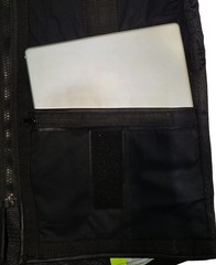 Durable Survey Vest Unisex Medium Black 100% Polyester Moisture Wicking