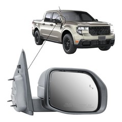 Longling Replacement Passenger Right Side Door Mirror Power And Heated Glass