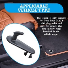 4PCS Car Floor Mat Clips, Car Mat Hook, Carpet Mat Fixing Buckles Hooks Replacem