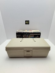 Vintage DYMO Organizer 1610 Label Maker in Original Case w/2 Extra Wheels/Tape