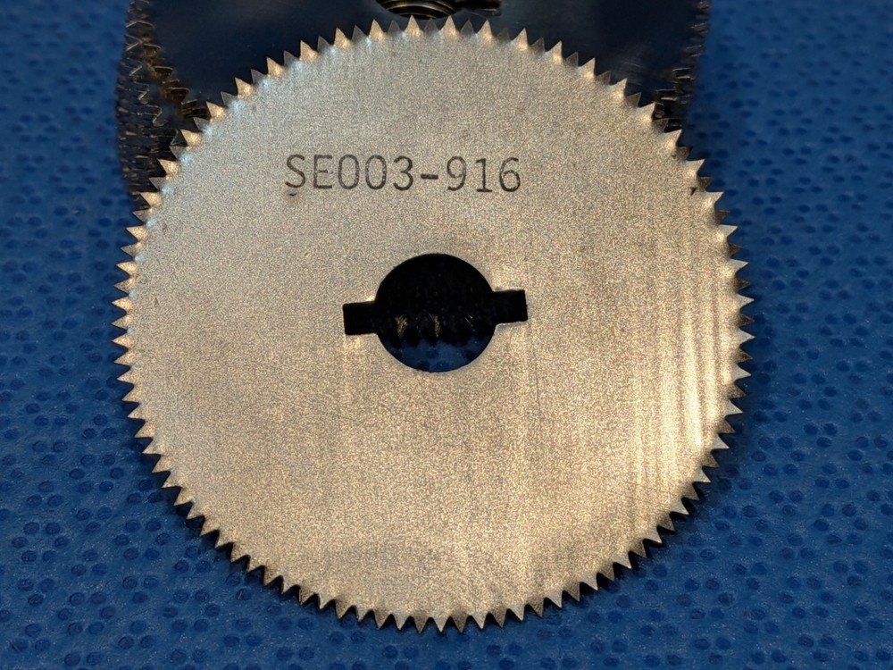 SE003-916 Medical Cast Saw Blade 2 Inch 2-Slot Pin-Head Stainless Steel A2