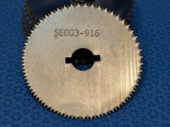 SE003-916 Medical Cast Saw Blade 2 Inch 2-Slot Pin-Head Stainless Steel A2