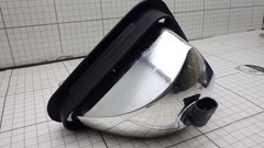 Triangular Fog Driving Light Lamp Assembly Clear w/ 886 12V 50W Bulb