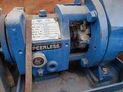 Peerless 1×1.5×6 Pump + 5 HP TECO XP Motor – NOS – HIGH HEAD – Industrial Duty