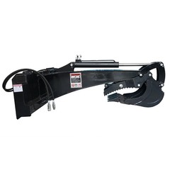 Skid Steer Backhoe Attachment with 15 inch digger Bucket ,Universal Mount Plate