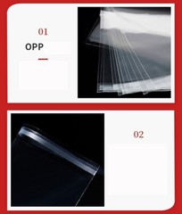 Clear Recloseable Self Seal Adhesive Cello Lip Tape Poly Plastic bags LOT