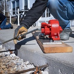 Rebar Bender and Cutter Assembly, Concrete, Up to Grade #5 or Grade 60, 54 Inch