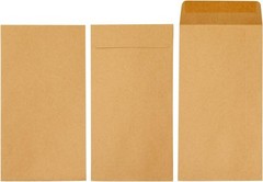 Versatile 100 Count Cash Envelopes – 3.5×6.5 Inch Brown – Self-Adhesive Security