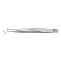 Scientific Labwares High Precision Lab Forceps with Curved Very Fine Tips 4.5 in