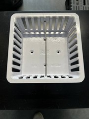 ZURN Drain Bucket: Aluminum, 8 7/8 in Overall Wd, 3 5/8 in Overall Ht