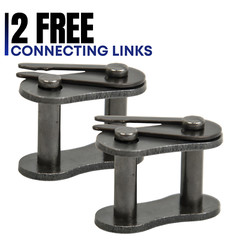 #50 Roller Chain 10 Feet with 2 Connecting Links
