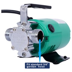 Water Transfer Pump 115V 330 Gallon Electric Utility Pump w/6′ Water Hose Kit