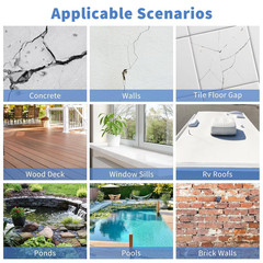 Sellador Impermeable Transparente 35oz Para Techo Pared Bano Interior Exterior