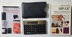 Hewlett Packard HP-12C Vintage Made in USA RPN Financial Calculator