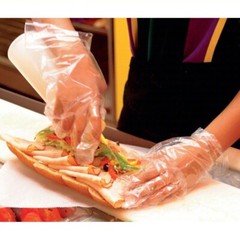 Case Of 20 MCR Disposable Gloves: Food-Grade, L Powder-Free, 500 packs 10,000