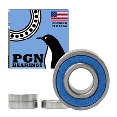 PGN (4 Pack) 6203-2RS Bearing – Lubricated Chrome Steel Sealed Ball Bearing -…