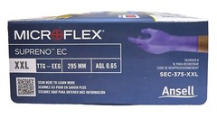 Supreno EC Nitrile Exam Glove Extended Cuff Length XX-Large 2 Pack (100) Gloves