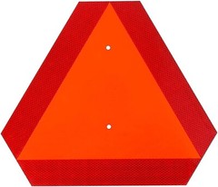 Slow Moving Vehicle Safety Sign,Slow Moving Vehicle Triangle Sign,Aluminum Grade