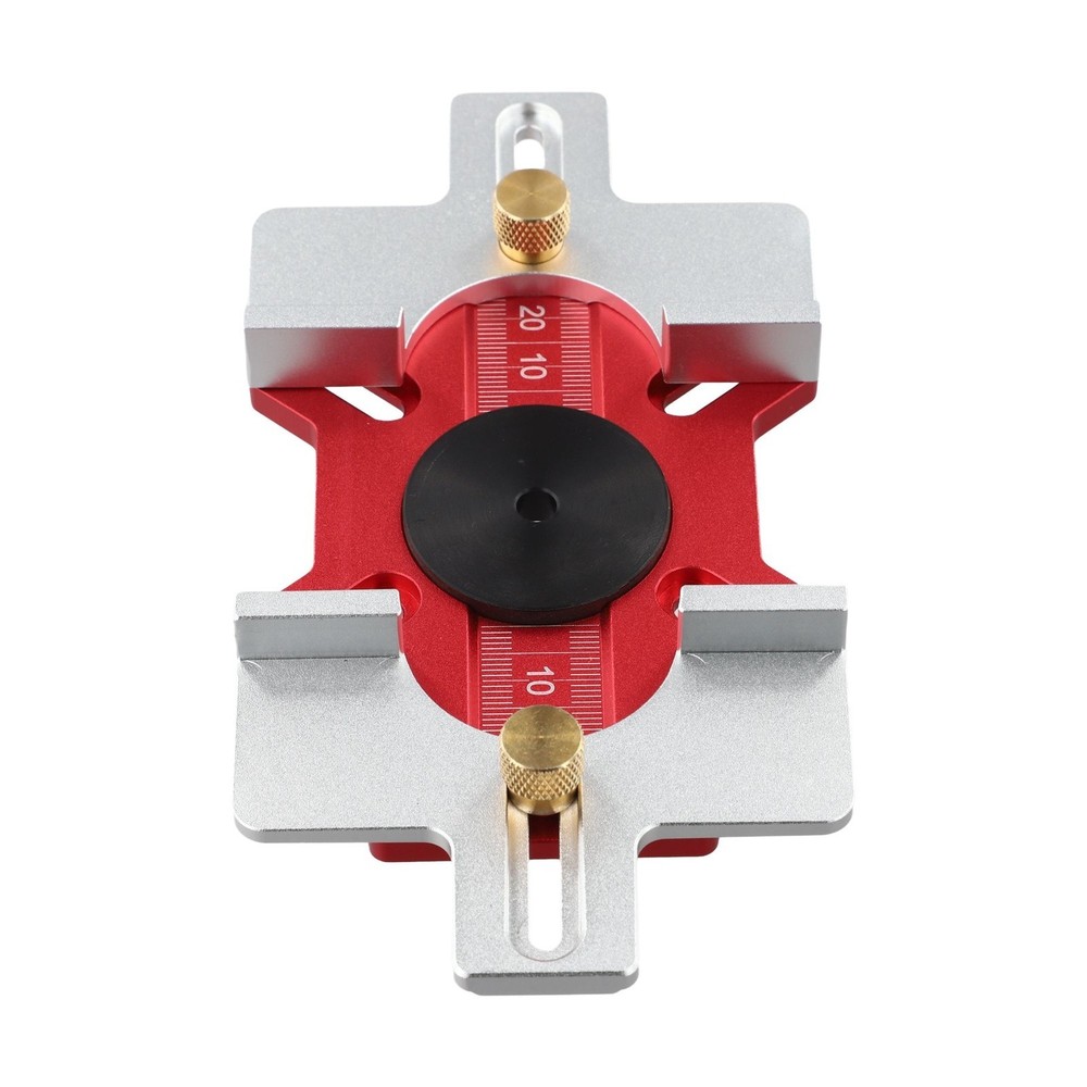 Two in Woodworking Slotting Plate with Aluminum Alloy Handle and Brass Nut