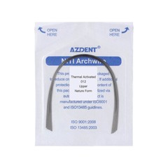 10pcs/kit Dental Orthodontic Heat Thermal Activated Niti Natural Round Arch Wire