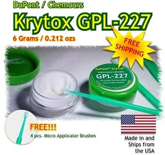 Krytox GPL-227 Mechanical PFPE Lubricant – Synthetic Performance Grease 6 gm