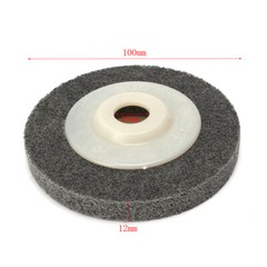 10pcs 4″ Nylon Fiber Polishing Wheel Abrasive Disc For Metal Ceramic Marble Wood