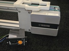 MiSUMi Conveyor W/ Speed Controller Dual Belt CVGTA-80-1300-6-TA115-SCM-50-S-B