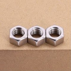 100 PCS #4-40 Hexagon Head Nuts 304 18/8 Stainless Steel Fasteners Drive
