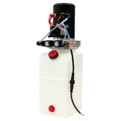 Single Acting Hydraulic Pump – 6QT Capacity, 22MPA, DC 12V Power Unit