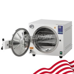 18L Class N Dental Autoclave Steam Sterilizer High Temperature Sterilization US