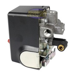 4 Port Air Compressor Pressure Switch Control Valve 140-175 PSI Import Style