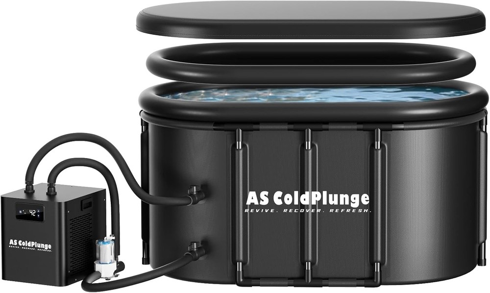Water Chiller & Ice Bath Tub Kit Ice Pod XXL Tub Cold Plunge Therapy Recovery