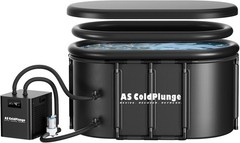 Water Chiller & Ice Bath Tub Kit Ice Pod XXL Tub Cold Plunge Therapy Recovery