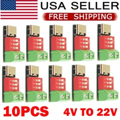 10pack USB-C PD Trigger Board Module PD/QC Decoy Board Fast Charge USB Type-C