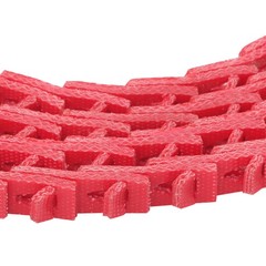 10FT Power Twist Red V Belt,1/2-Inch x 10 Feet Type A , Adjustable Link Belt