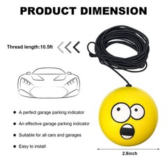 SHMZK Double Garage Parking Aids, Retractable Emotion Ball B