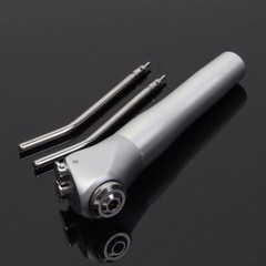 Dental 3 Way Air Water Spray Triple Syringe Handpiece w/ 2 Nozzles Tips Tubes US