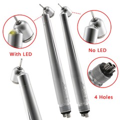 NSK Style Dental 45 Degree Surgical High Speed Handpiece Push Button (LED) 4Hole