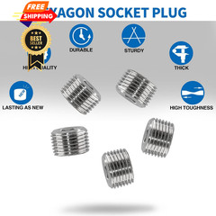 LifCratms 3/8″ NPT Male Plug, 304 Stainless Steel 3/8” NPT, 304