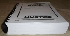 HYSTER CHALLENGER H45XM H50XM H55XM H60XM H65XM (H177) FORKLIFT PARTS MANUAL