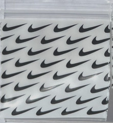 100 SMALL BAGGIES 1515 1.5″ X 1.5″ MINI Resealable POLY DESIGNER BAGS NIKE