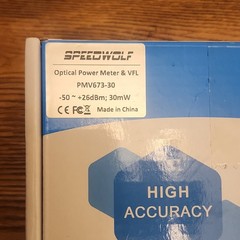 Speedwolf PMV673-30 Optical Power Meter & VFL -50 to +26dBm 1310/1550nm