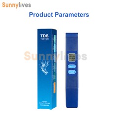 Portable TDS Meter Test Water Quality Test Pen LCD Display TDS Tester 0-9990ppm