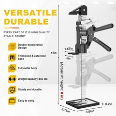 Labor Saving Arm Jack 2 Pack, 440LBS Capacity, 15 Inch Multi-Functional Lifti…