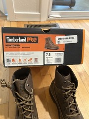 Timberland Pro Hightower 6″ Alloy Safety Toe WP EH Work Boots Wo’s Sz. 7.5W -NOS