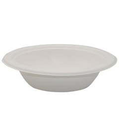 1000ea – 12 oz. Disposable Compostable Paper Bagasse Bowl